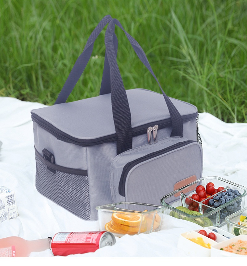 Title 2, Lunch Box Bag Portable Picnic Bag Multifunction...