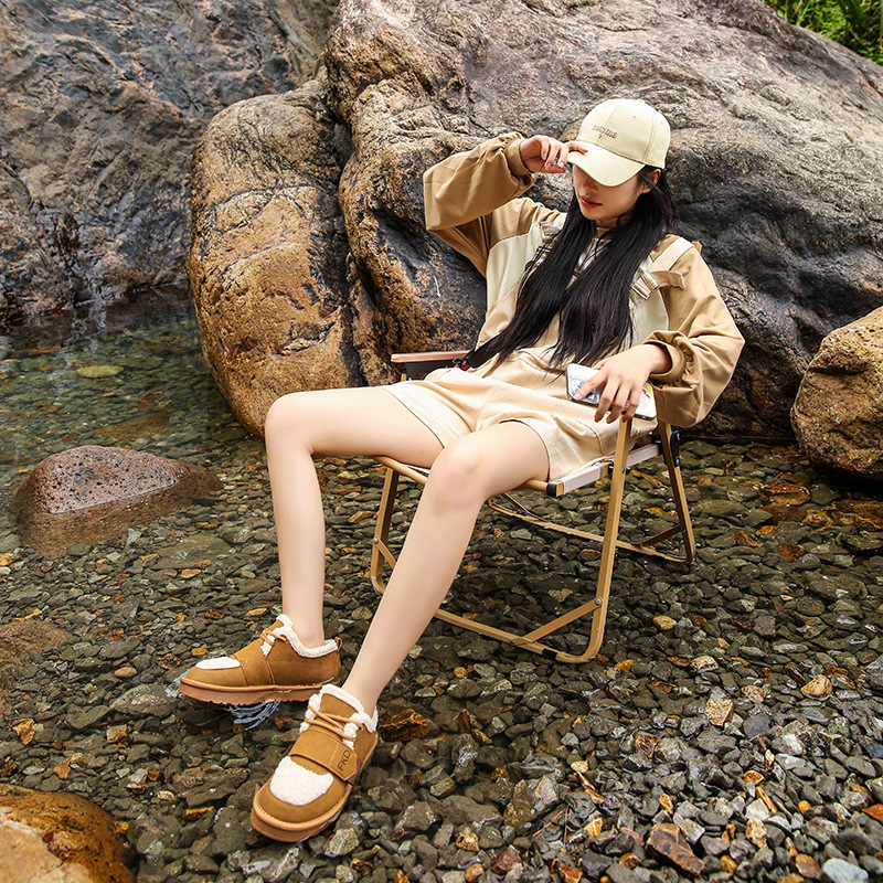 Round Head Comfortable Short Snow Boots Thick Winter