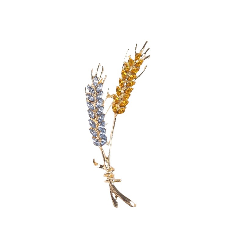 Good-looking Ears Of Wheat Brooch Diamond Elegant Graceful — foto 11