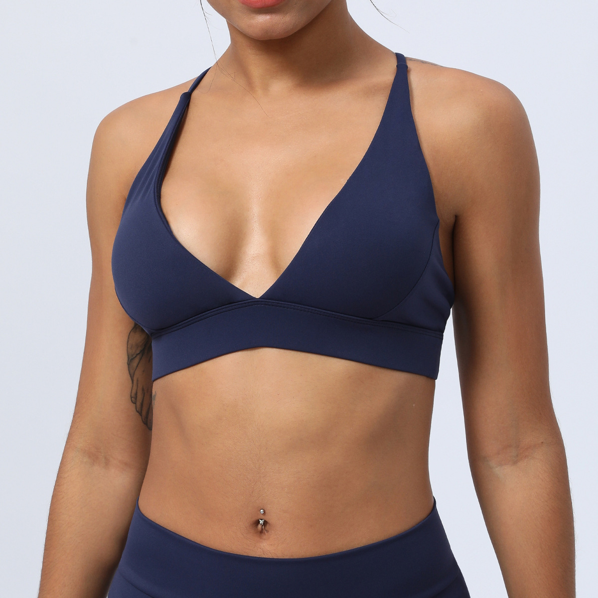 Title 5, Yoga Sports Bra Cross Without Steel Ring