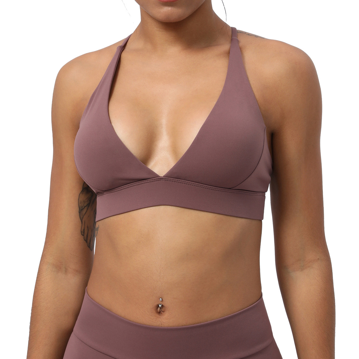 Title 9, Yoga Sports Bra Cross Without Steel Ring