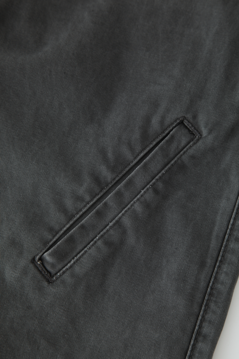 Brushed Washable Adjustable Waist Bag Distressed Retro Pants Bootleg Pants