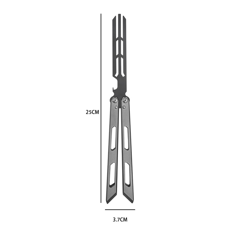 Title 3, Magic Tuning Fork Butterfly Knife Aluminum Hand...