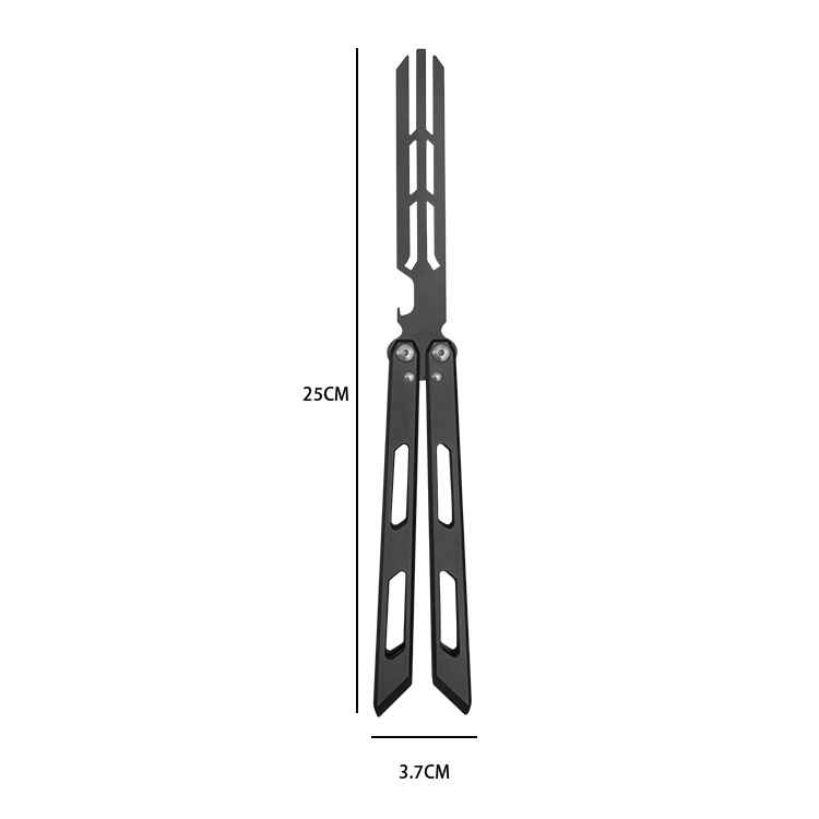 Title 7, Magic Tuning Fork Butterfly Knife Aluminum Hand...