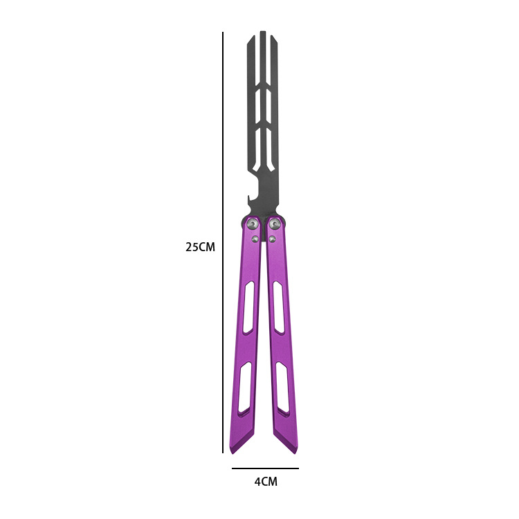 Title 10, Magic Tuning Fork Butterfly Knife Aluminum Hand...