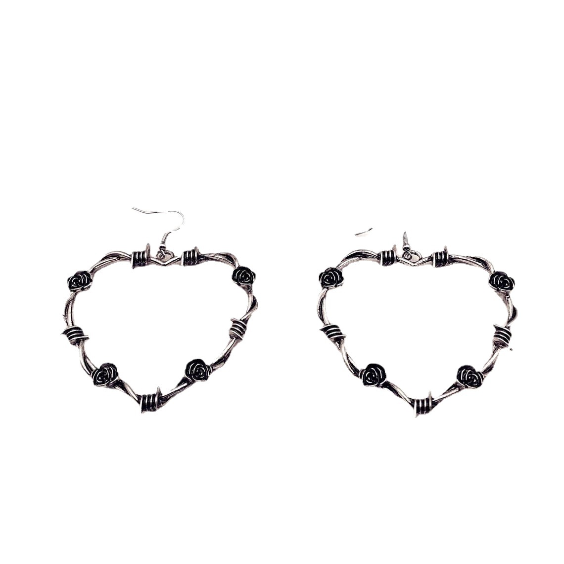 Simple Thorn Rose Love Women's Earrings Temperament Entry Lux