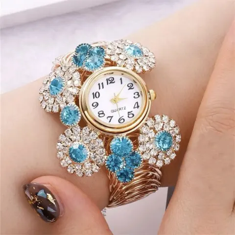 Inlaid Rhinestone Starry Women's Elegant Affordable Luxury Fashion Quartz