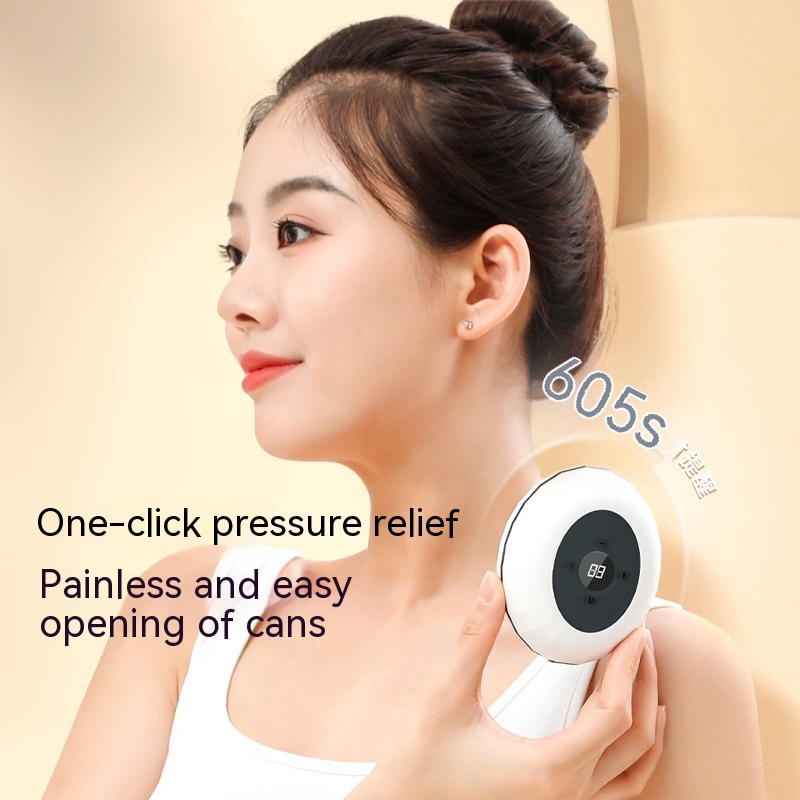 Electric Stone Scraping Meridian Dredging Heating Whole Body Massage Instrument Wireless Cupping 9