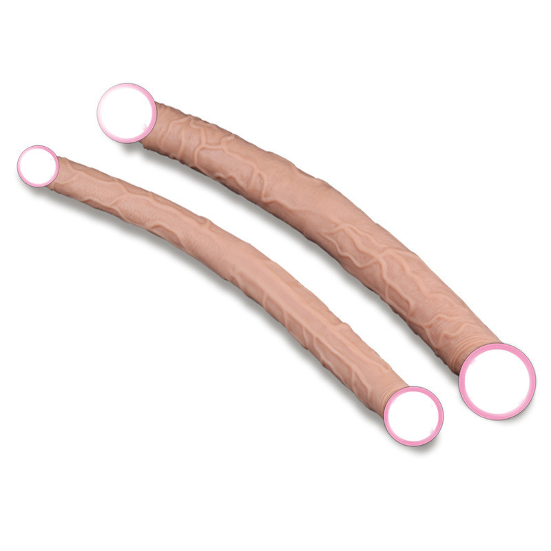 Women's Double-headed Dragon Liquid Silicone Massage Toy 8