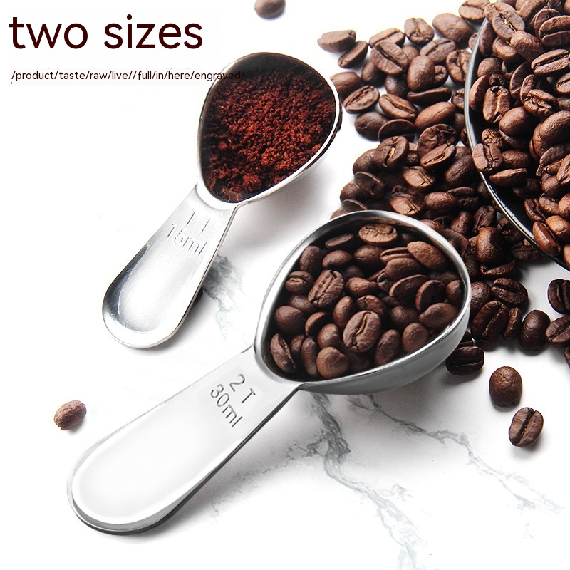 Title 2, Stainless Steel Measuring Spoon Suit Coffee Sca...