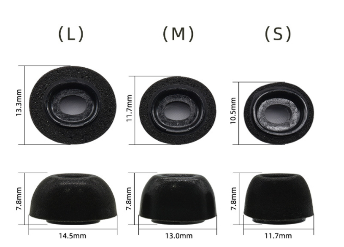 Title 1, Headset Slow Rebound Memory Sponge Earmuffs