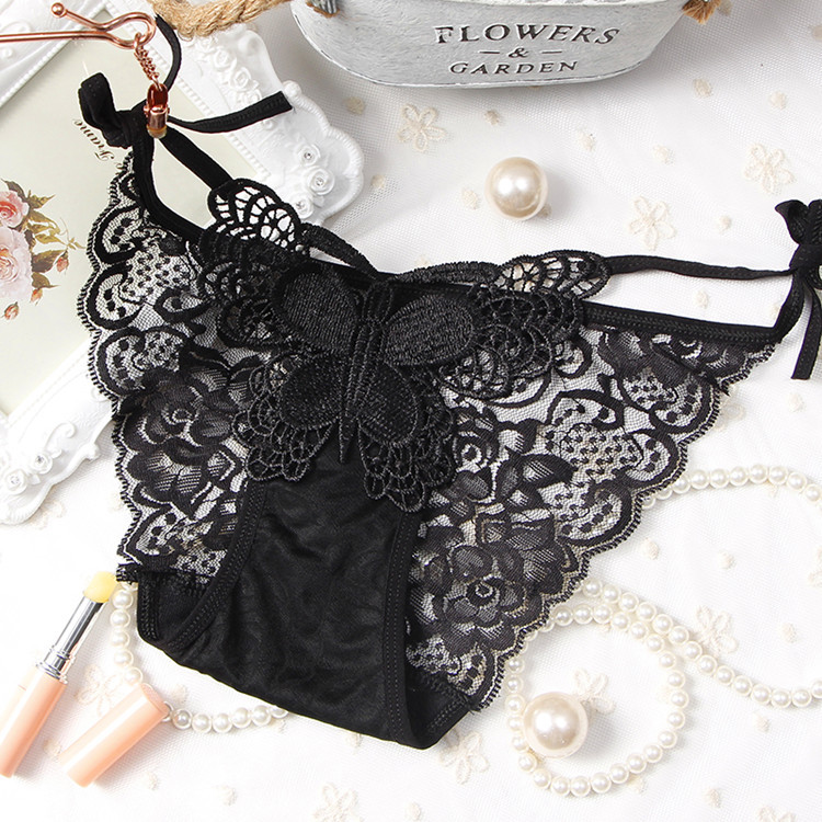 Title 1, Cutout Sling Lace Low Waist Briefs