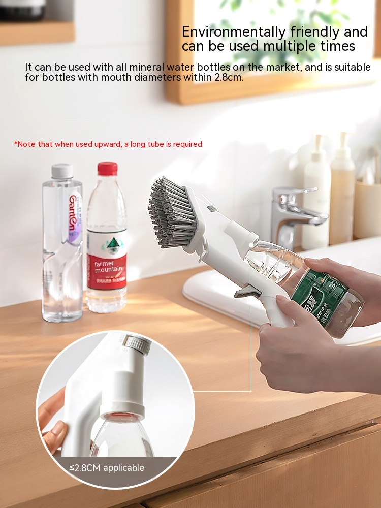 Title 10, Multifunctional Water Spray Floor Brush Gap Cle...