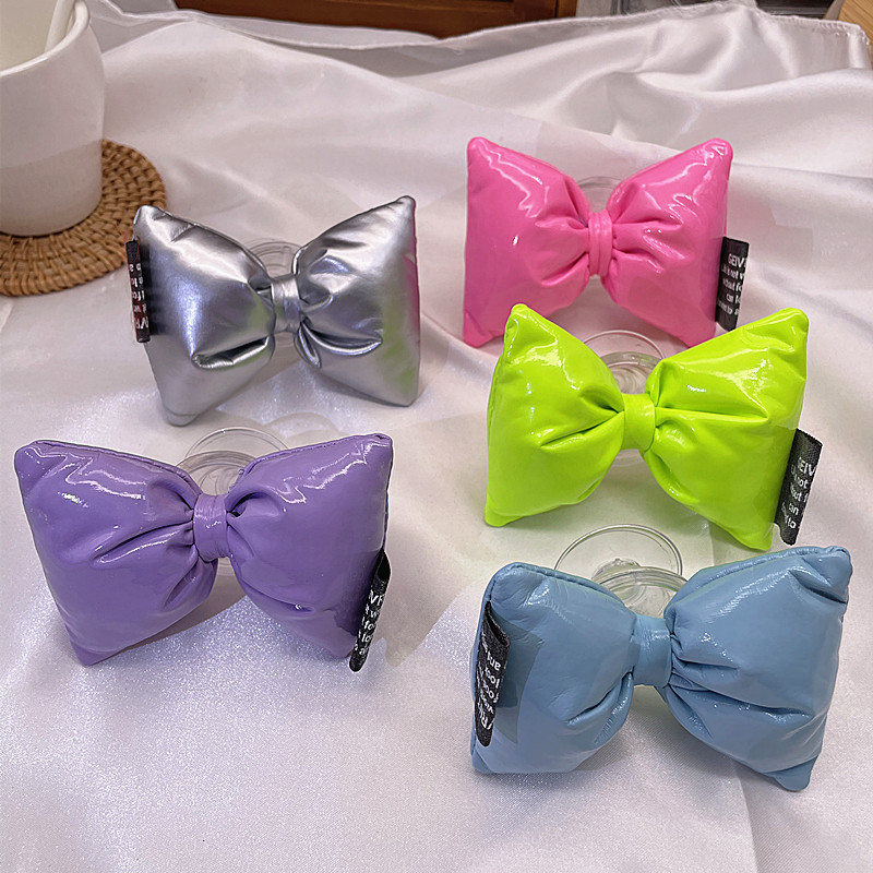 Girl's Leather Bow Lazy Bracket - Image 9
