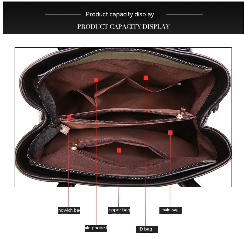 Title 12, Ladies Handbag Single Shoulder Diagonal Bag