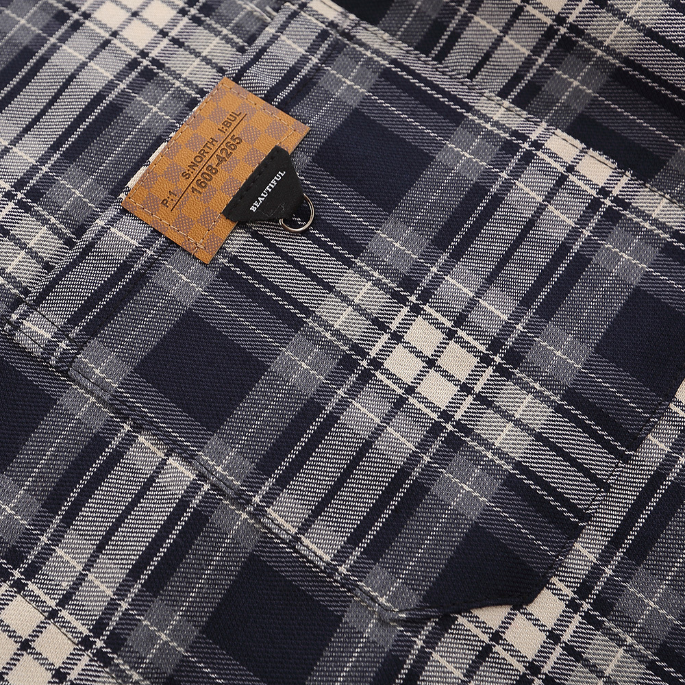 Men's American Casual Long Sleeve Shirt Coat