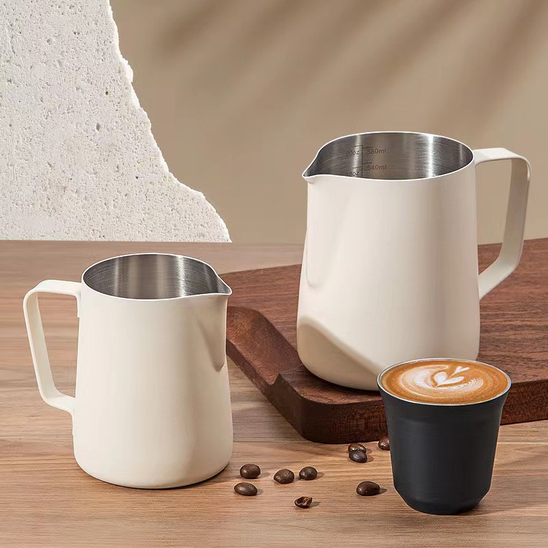 Title 3, Stainless Steel Pitcher Pointed Thickened Froth...