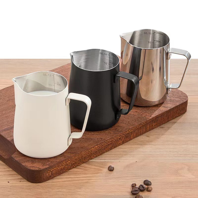 Title 5, Stainless Steel Pitcher Pointed Thickened Froth...