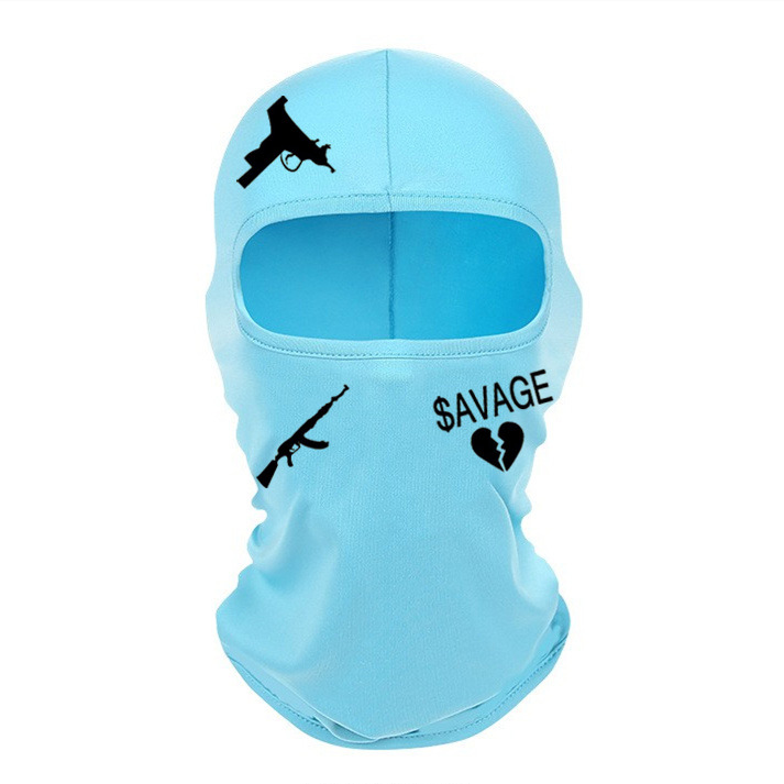Outdoor Cycling Windproof Sun-proof And Breathable Neck Protection Heat Transfer Patch Printed Ice Silk Headgear — foto 2