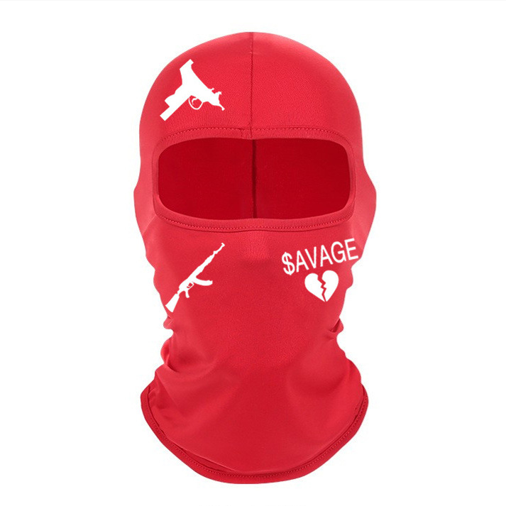 Outdoor Cycling Windproof Sun-proof And Breathable Neck Protection Heat Transfer Patch Printed Ice Silk Headgear — foto 8