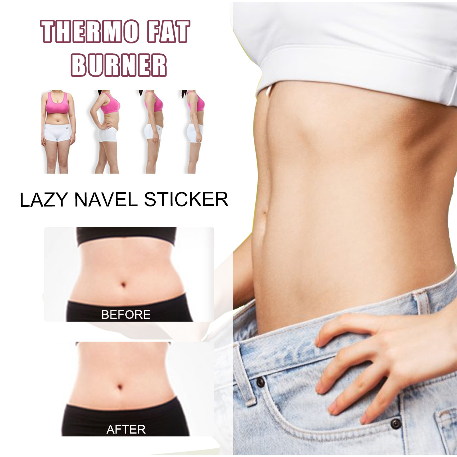 Title 4, Body Shaping Compact Slimming Navel Stickers