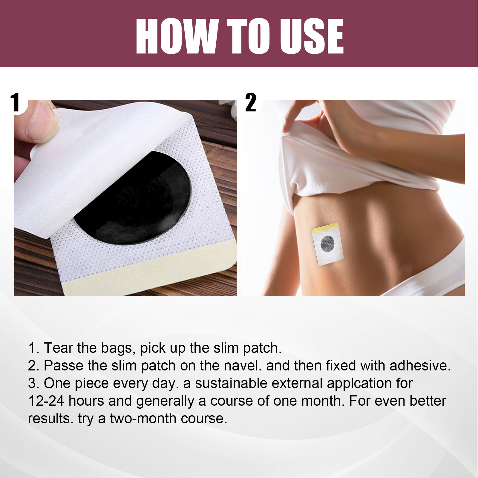 Title 9, Body Shaping Compact Slimming Navel Stickers