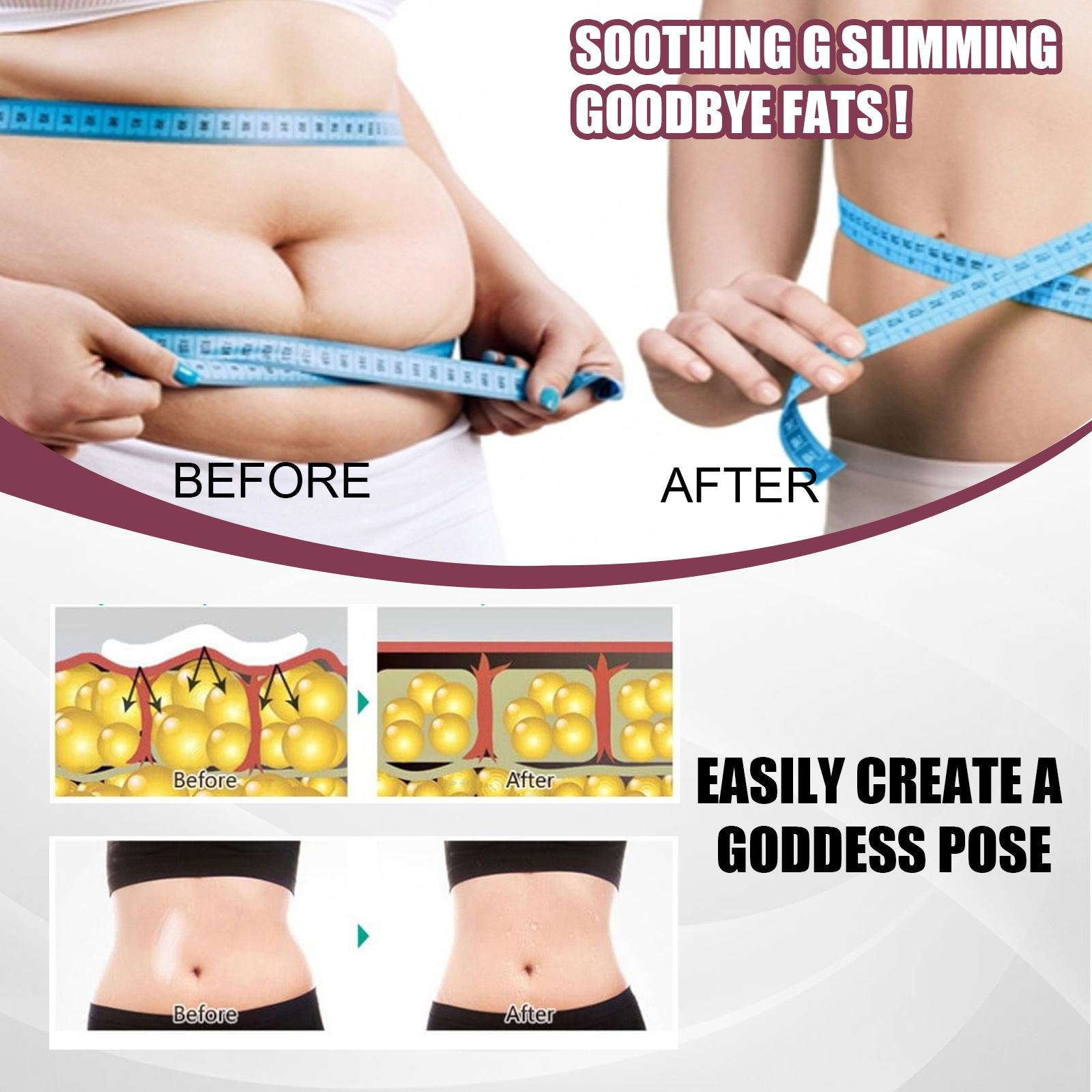 Title 10, Body Shaping Compact Slimming Navel Stickers