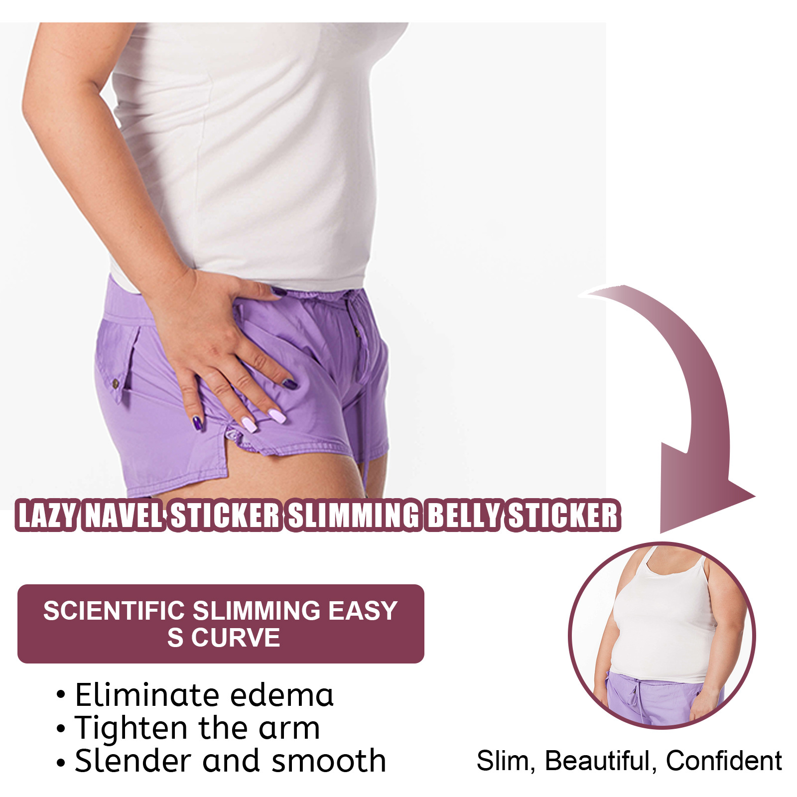 Title 11, Body Shaping Compact Slimming Navel Stickers