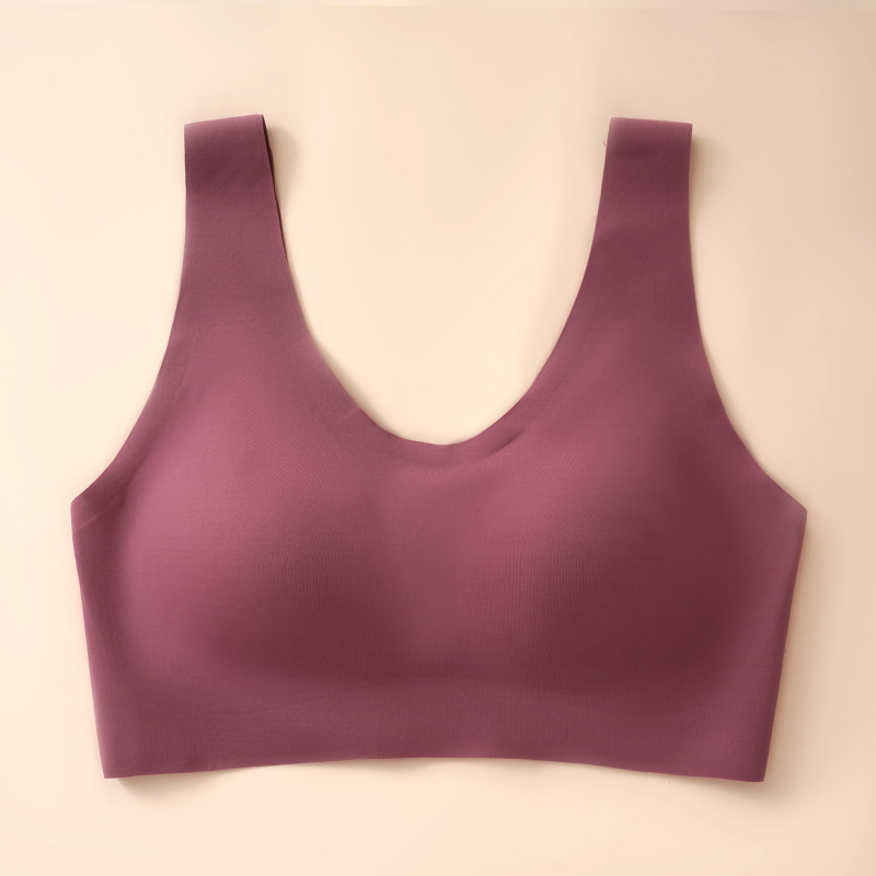 Title 3, One piece seamless sports bra without steel ring