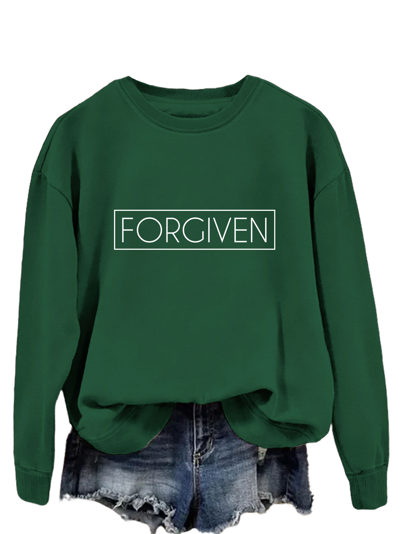 Trendy Tops Loose Long Sleeve Sweatershirt
