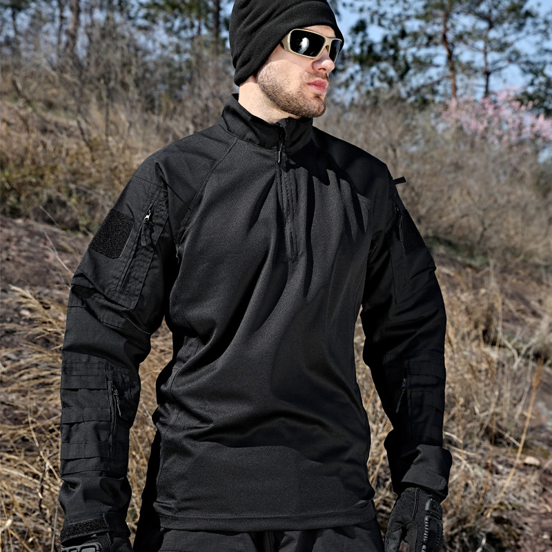Camouflage Suit Men's Frog Clothing Long Sleeve Spring And Autumn Training Wear