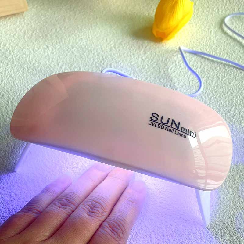 Title 3, Wearing Nail Pads Baking Lamps Mini Handheld Fo...