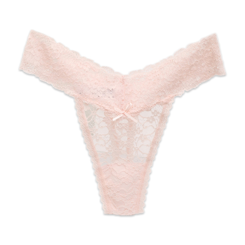 Title 4, Non-marking Low-rise Transparent Ladies Thong