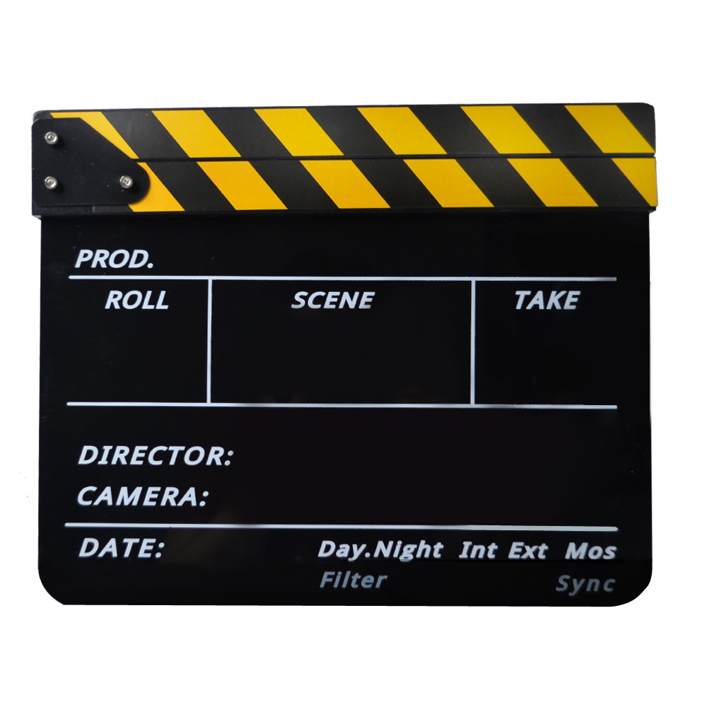 Title 3, Shooting Props Film Racket Acrylic Board