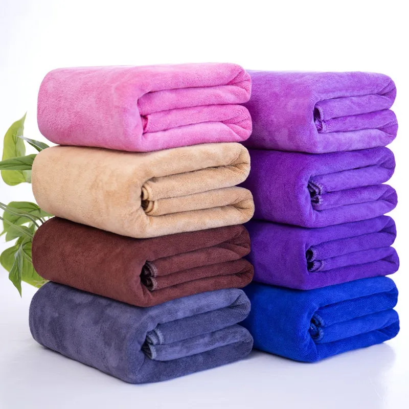 Microfiber Thickened Car Wash Cleaning Towel Beauty Salon Bath Towels – image 6
