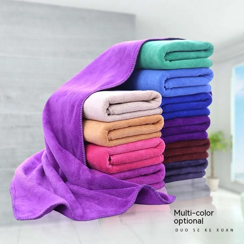 Microfiber Thickened Car Wash Cleaning Towel Beauty Salon Bath Towels – image 7