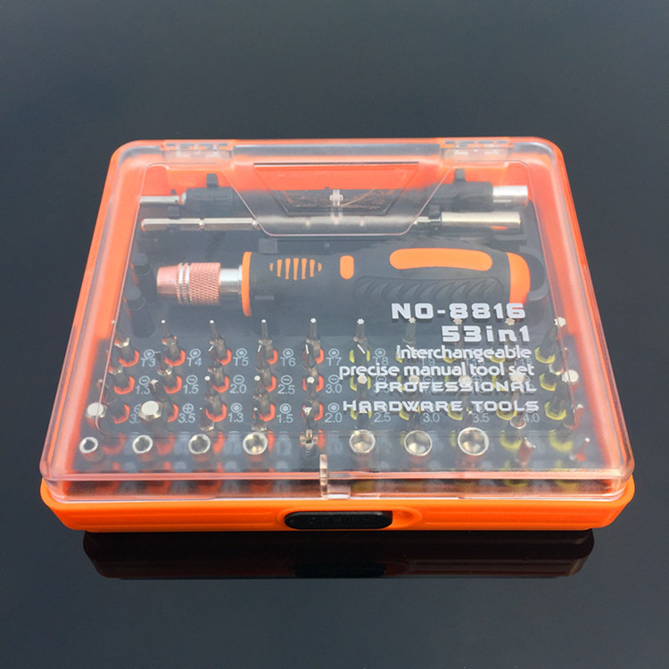 Title 2, 53-in-1 Multi-function Screwdriver Set Repair A...