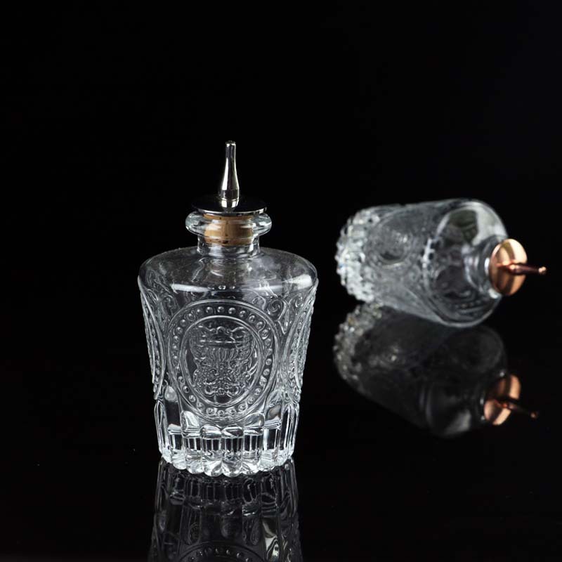 Title 4, Argy Wormwood Bottles Vintage Carved Glass Wine...