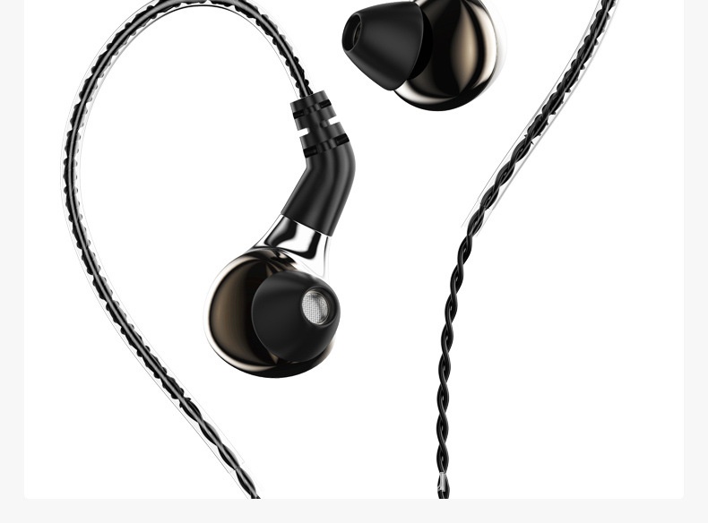 Chameleon Ear-mounted Sports HIFI Wire-controlled Changeable Headset - Image 2