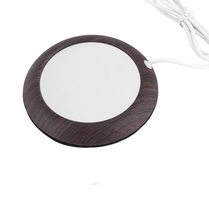 USB Wood Grain Mug Warmer - detail photo 6
