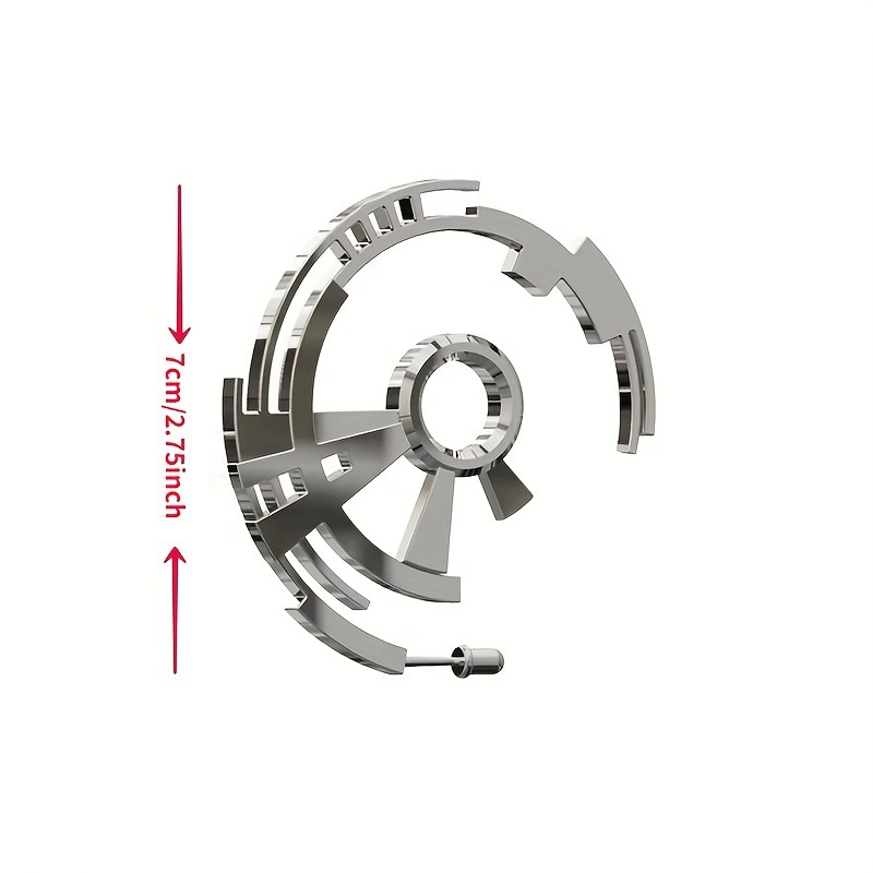 Metal Gear Ear Studs Mechanical Silver Drop Earrings Titanium Steel