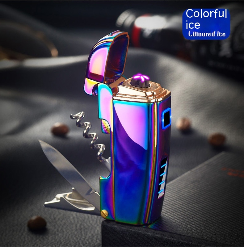 Title 2, Metal Multifunctional Induction Charging Lighter