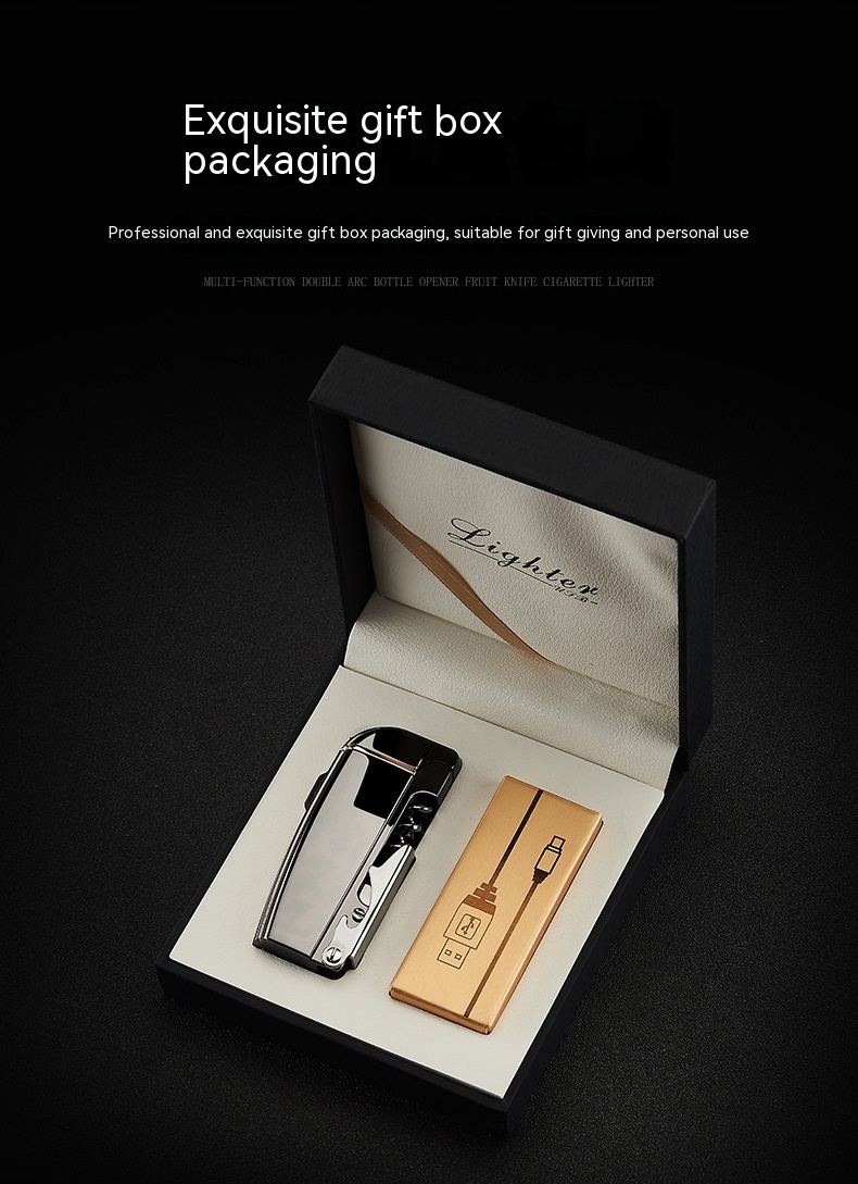 Title 11, Metal Multifunctional Induction Charging Lighter