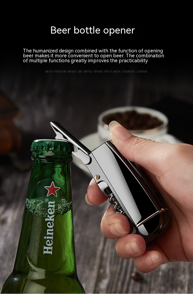 Title 13, Metal Multifunctional Induction Charging Lighter