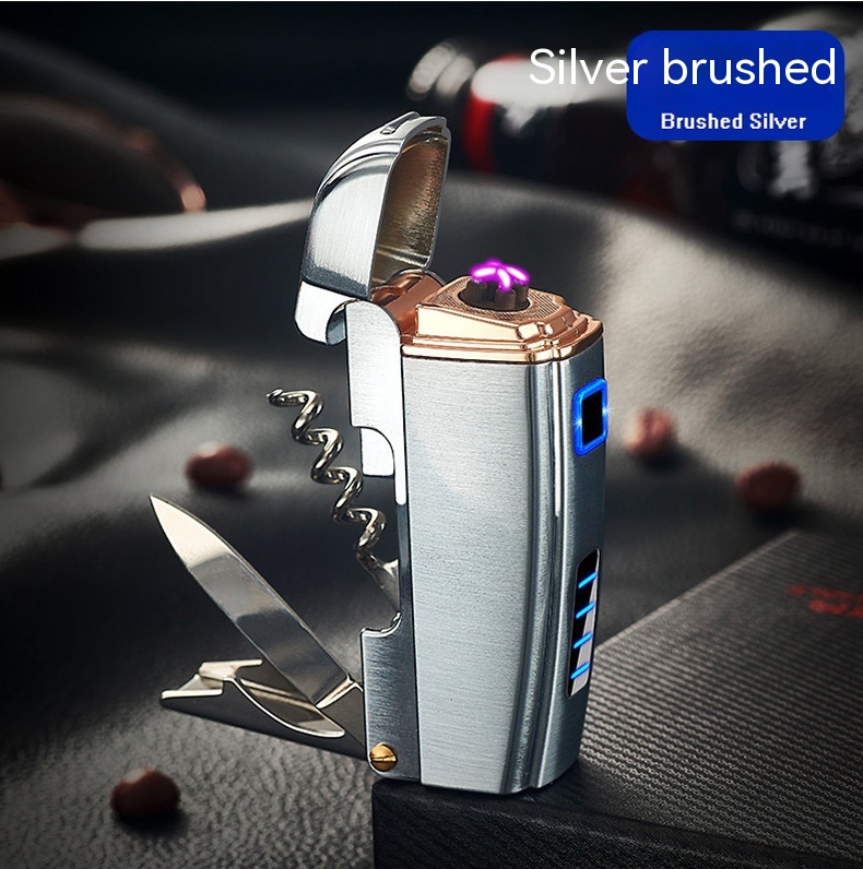 Title 15, Metal Multifunctional Induction Charging Lighter