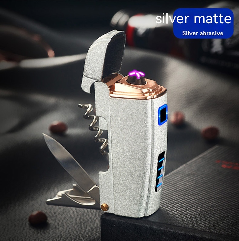 Title 20, Metal Multifunctional Induction Charging Lighter