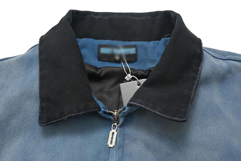 Men's American-style Retro Canvas Lapel Denim Coat
