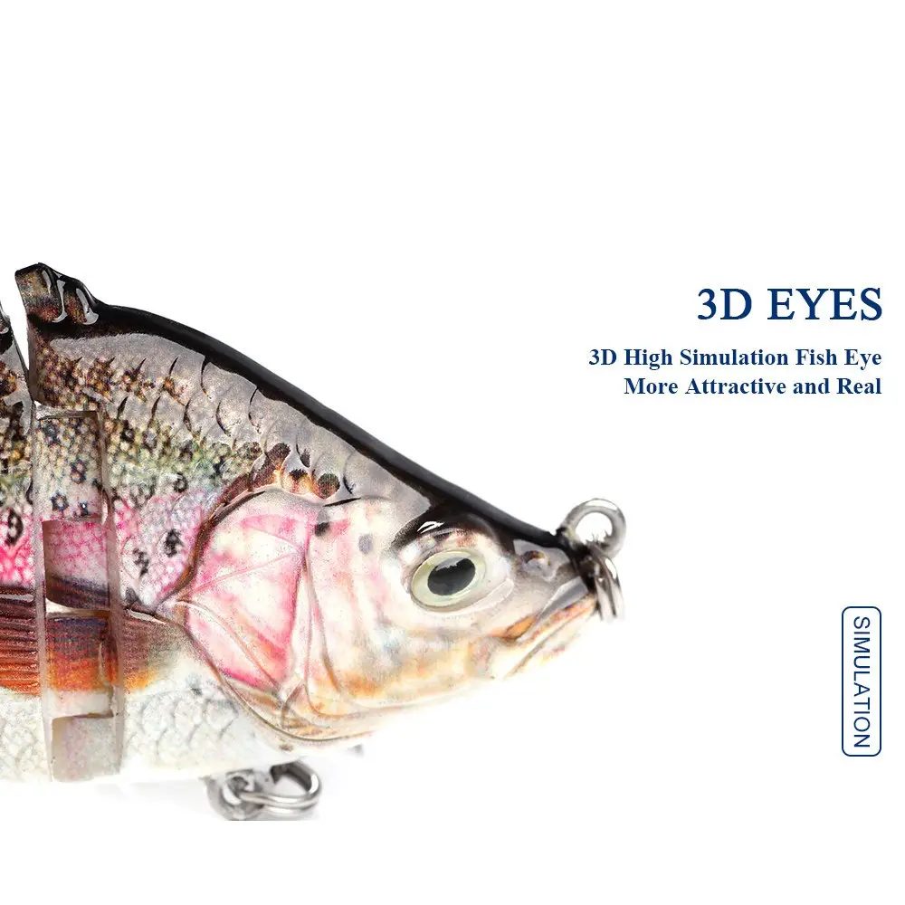 Soft Tail Multi-section Sea Fishing Hard Bait