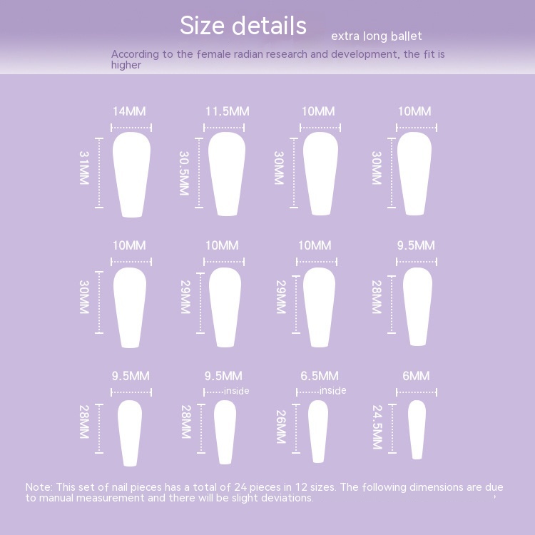 Love Pile Diamond Wear Nail Tip