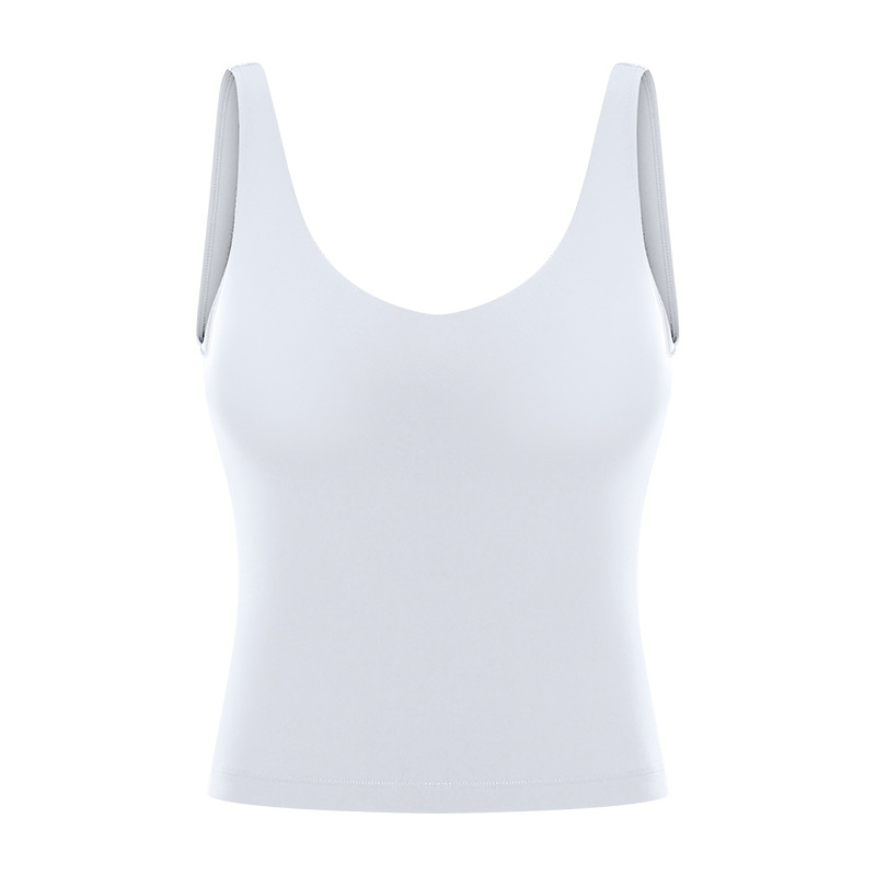 Title 7, Neckline Yoga Vest With Chest Pad U-shaped Back...